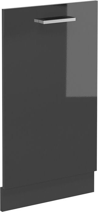 Geschirrspülblende R-Line, Anthrazit Hochglanz, 45 cm ohne Arbeitsplatte Vicco