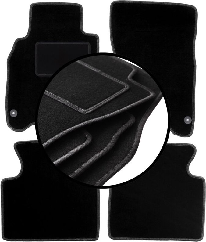 Komplettset Veloursmatten für: Infiniti M Hybrid Limousine (2010-)
