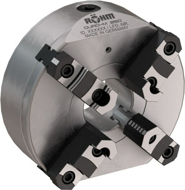 Röhm Planspiralfutter Duro-M 160/4 Zylindrische Aufnahme (DIN 6350 Form A) Grund- und Aufsatzbacken - 185335