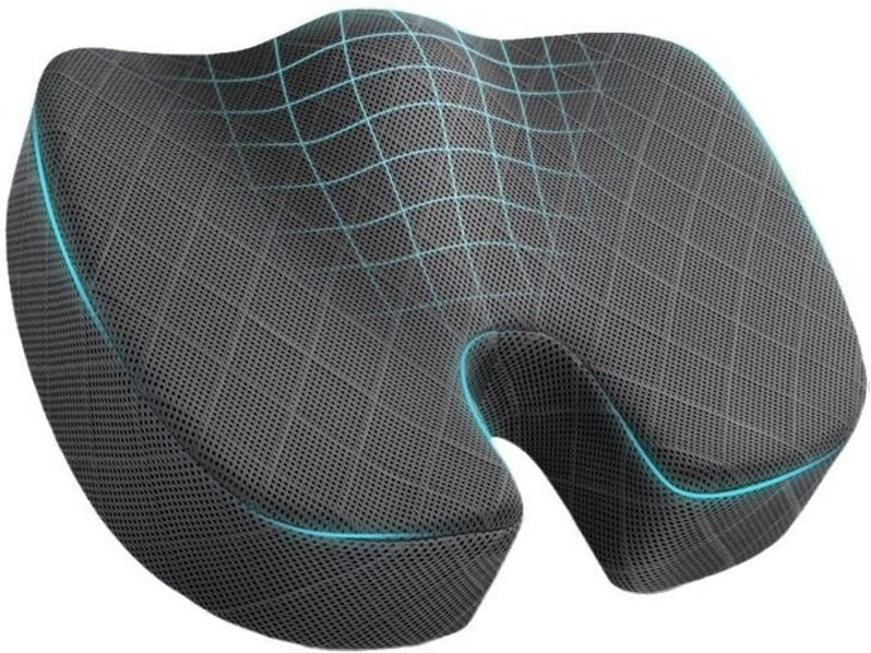 Thumbnail - Memory Foam Autositzkissen, Autositzkissen, Fahrer-Booster, Erwachsene, ergonomisch, orthopädisch, Ischias, für Autositz...