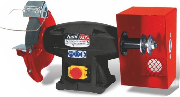 Kombinierte Schleif- und Poliermaschine Femi 247 - 850W Drehstrom - ø 200x25x20 mm - ohne Schleifscheibe, ohne Bürste - ...