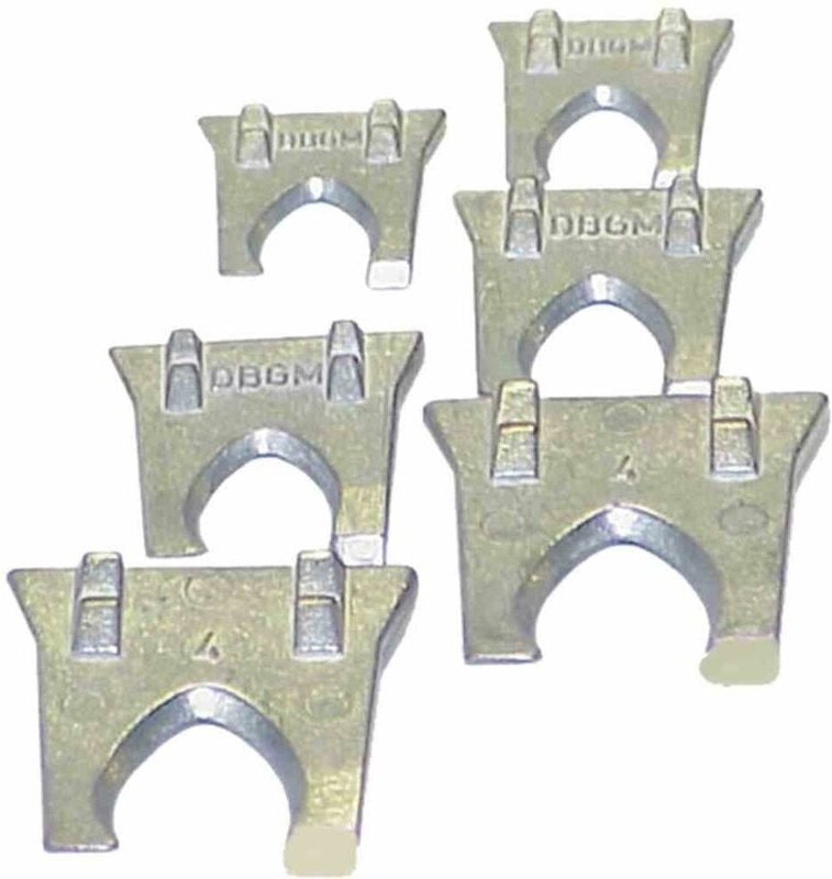 Haromac - Metallkrallen-Set 2-teilig je 1x5-6