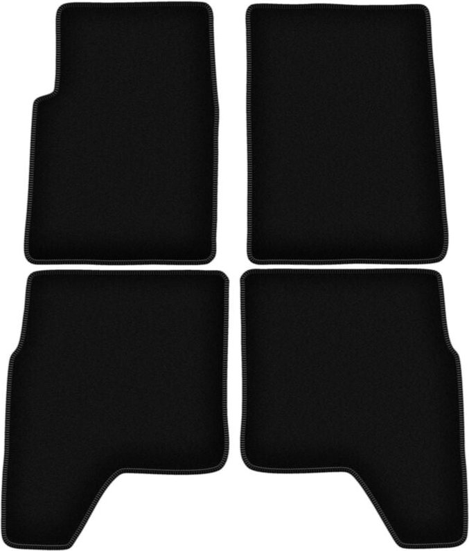 BASIC schwarze Veloursmatten für: Hyundai Galloper Offroad (1991-2003)