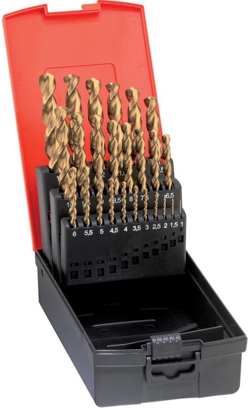 Format - Spiralbohrer-Set DIN338 hsse geschliffen Typ n 1-13mm