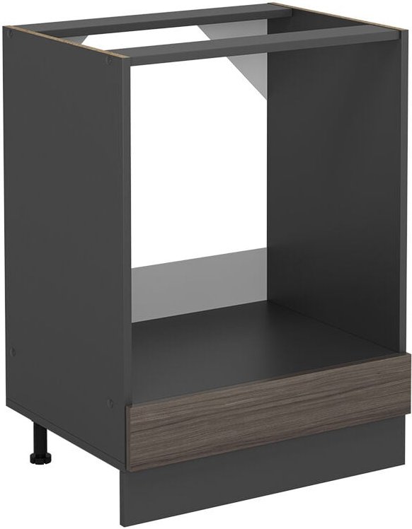 Vicco - Herdumbauschrank R-Line, Edelgrau, 60 cm ohne Arbeitsplatte