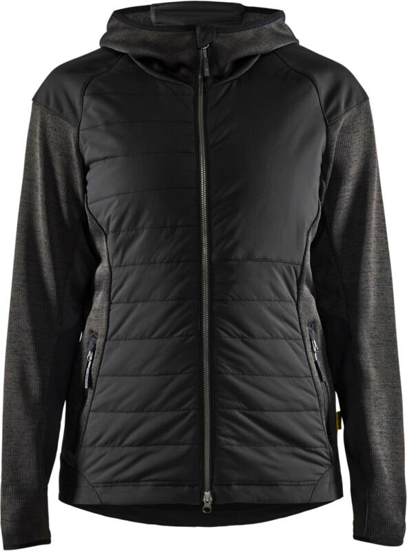 Thumbnail - Hybrid-Arbeitsjacke für Damen 5931 – Dunkelgrau/Schwarz XS