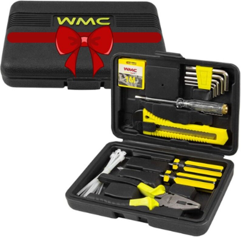 WMC Werkzeugset 33-teilig Schraubenschlüssel Schraubendreher Bits - das perfekte Geschenk