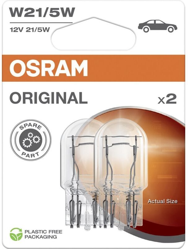 Osram - Signallampe W21/5W Original 2.0 2 Stück Signallampe