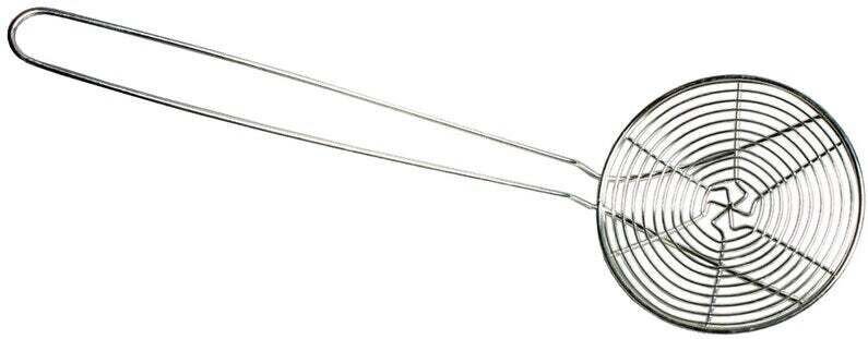 Spinnenabschäumer aus verzinntem Edelstahl, Durchmesser 14 cm LE PRATIQUE