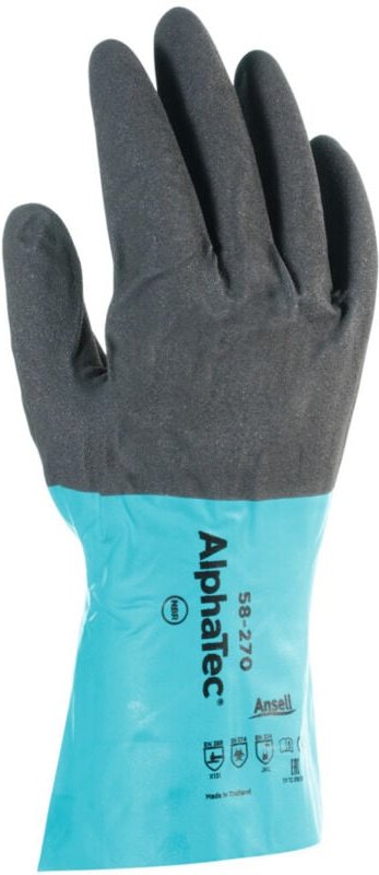 Chemikalienschutz-Handschuh-Paar AlphaTec 58-270, Handschuhgröße: 8 - Ansell