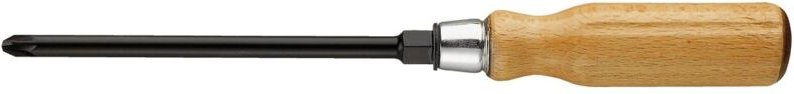 FACOM Schraubendreher mit Holzgriff PZ1