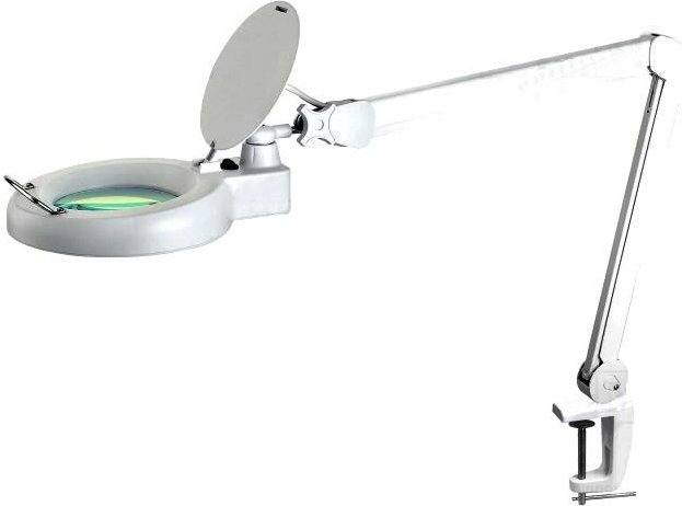 Thumbnail - Lupenleuchte LED Flexo Light 90Leds mit Klemme zur Befestigung am Tisch (5 Diotrias)