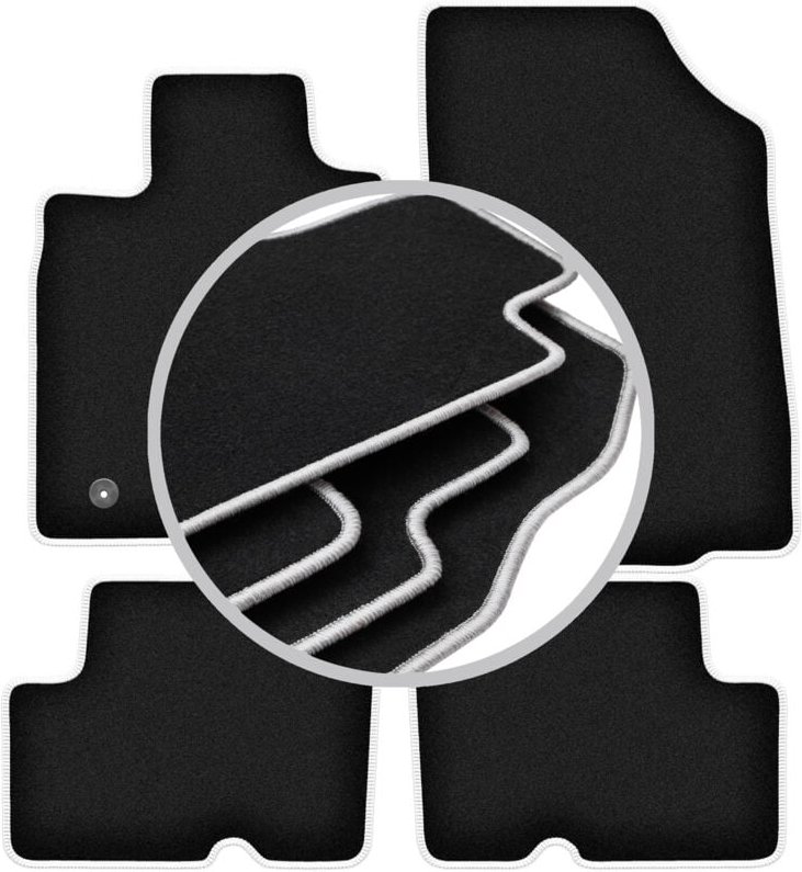 CARLUX-SILVER Autofußmatten für: Dacia Duster 2WD SUV (2010-2018)