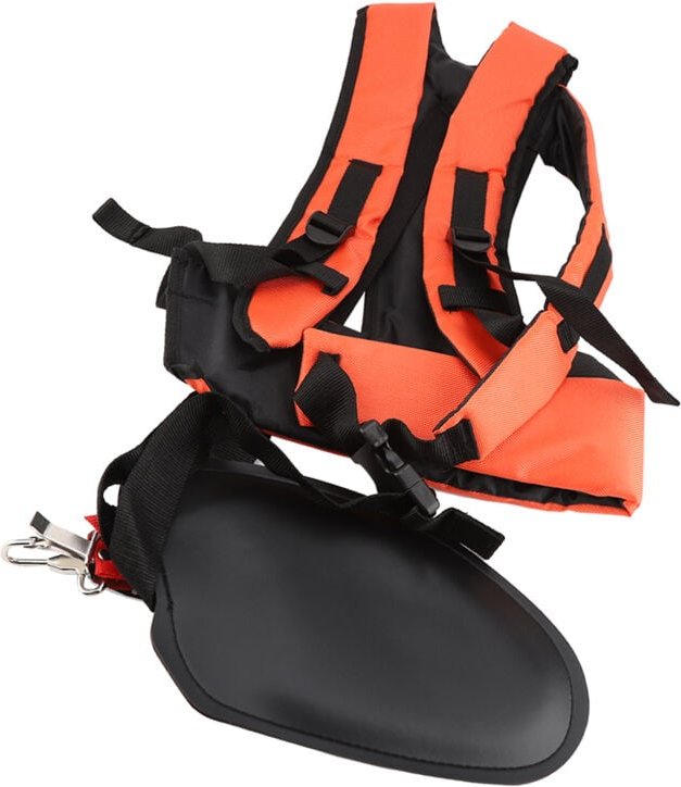 Topincn Schultergurt,Trimmer Strap Doppel Schulter y förmigen Nylon Gürtel Rasenmäher Gepolsterte Strap Harness Black Or...