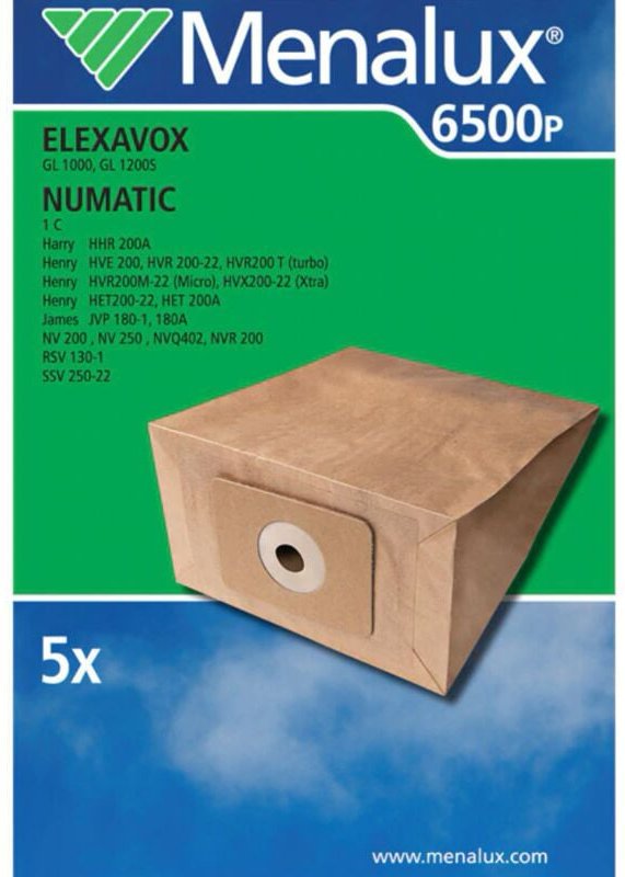 Ersatzteil - Staubsaugerbeutel 6500p - -