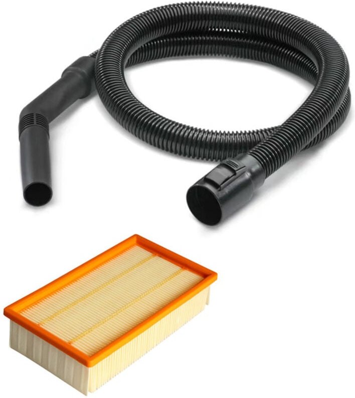 Meixin Karcher Schlauchzubehör der NT-Serie, 1 NT-Schlauch + 1 NT30-Filterelement (2,5 m Schlauch)