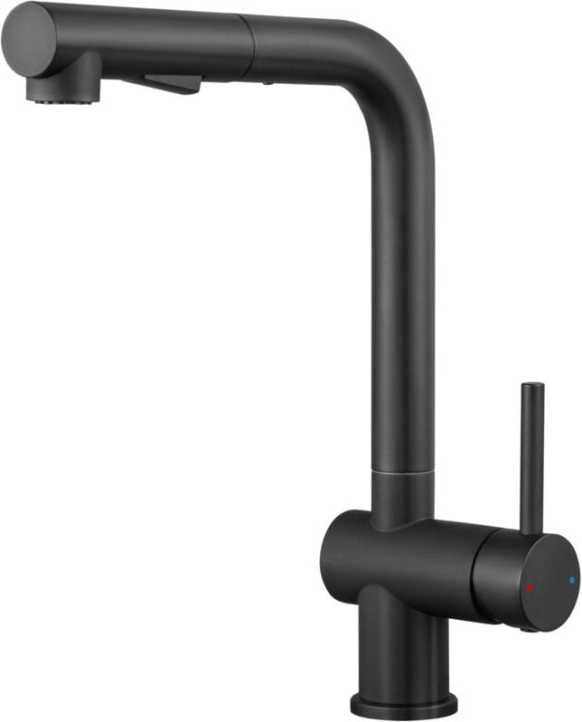 Sofetiy Max Küchenarmatur mit ausziehbarer Brause, 360° drehbarer Einhebel-Mischbatterie für die Küchenspüle, 2 Sprühmod...