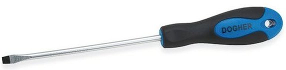 Standard-CrV-Schraubendreher, flache Maul, 3x75 mm Dogher 345-030-075