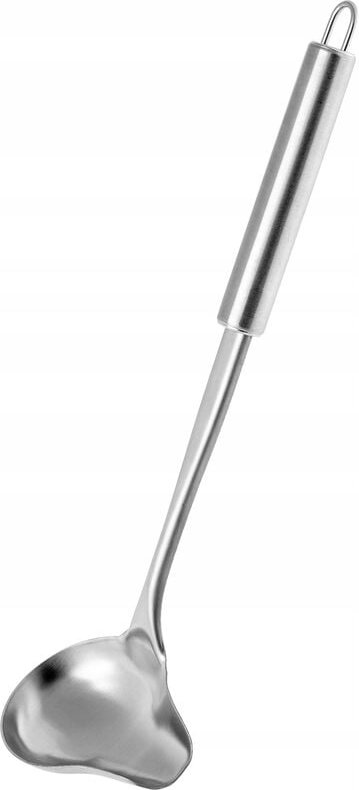 Kadax - Schöpflöffel, Soßenlöffel aus Edelstahl, Saucenlöffel, silber