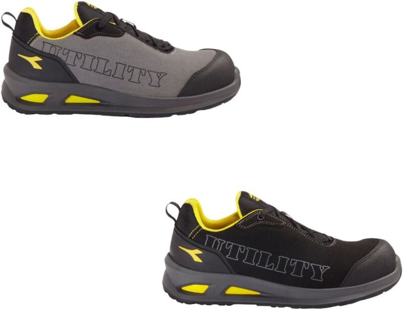 Diadora Smart Softbox Low S3L FO SR ESD Sicherheitsschuhe - 46 EU - Grau