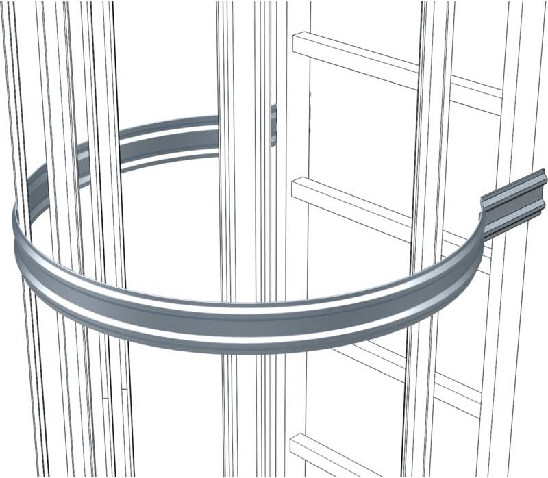 Zarges Rückenschutzbügel Stahl verzinkt ø 700mm