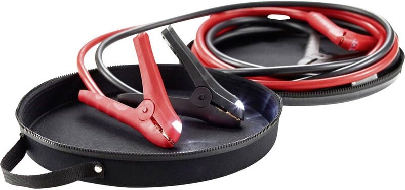 Starthilfekabel Kupfer-Aluminium Legierung 3.50 m Beleuchtete Zangen, mit Schutzschaltung - AEG