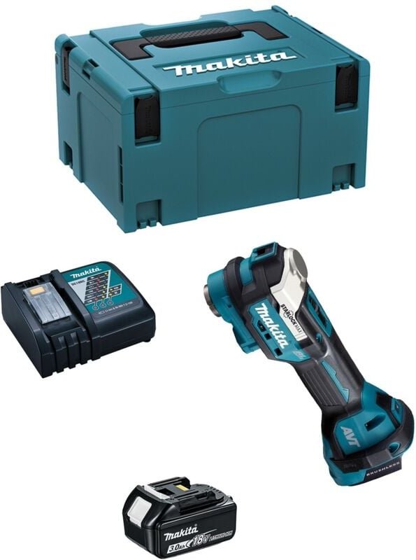 Multi-Cutter MAKITA DTM52RFJ1 (1 x 3,0Ah + DC18RC + MAKPAC 3)