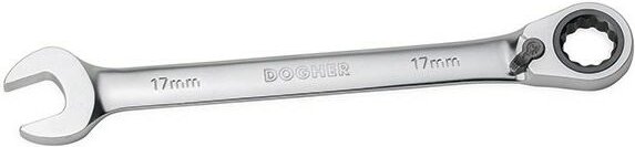 CrV Ratschen-Ringschlüssel, 9 mm Dogher 457-09