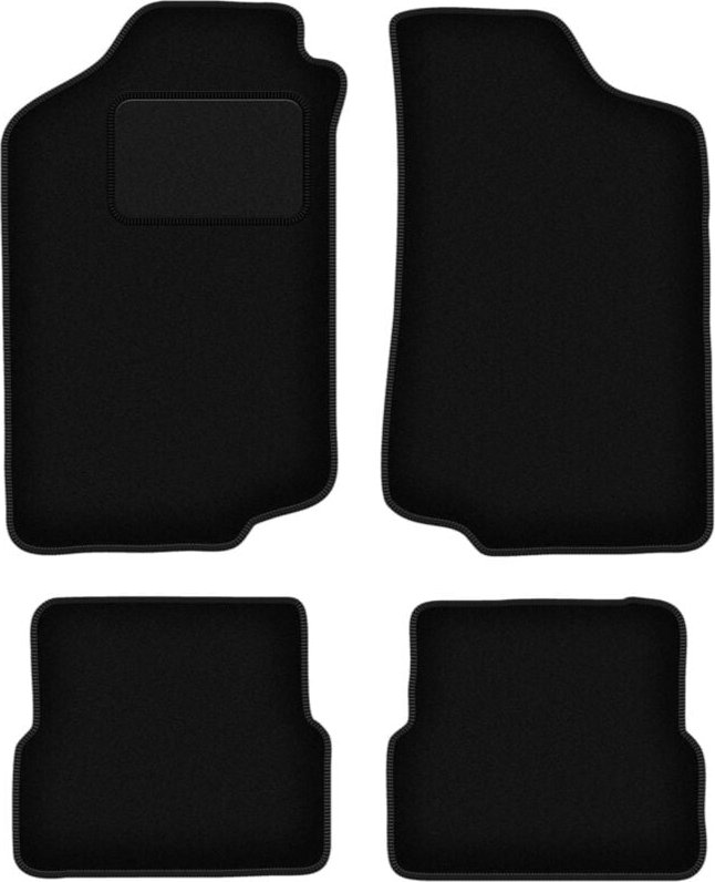 Schwarze Veloursmatten für: Volkswagen Golf II Schrägheck (1983-1992)
