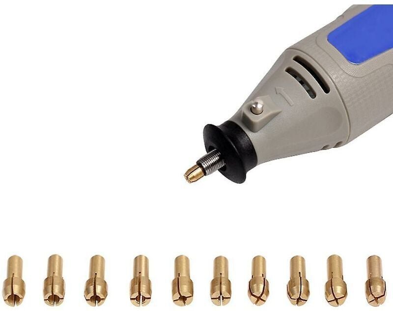 Shining House - Bohrfutter – 10 Stück Präzisions-Kupferfutter 0,5–3,2 mm für Bohrer