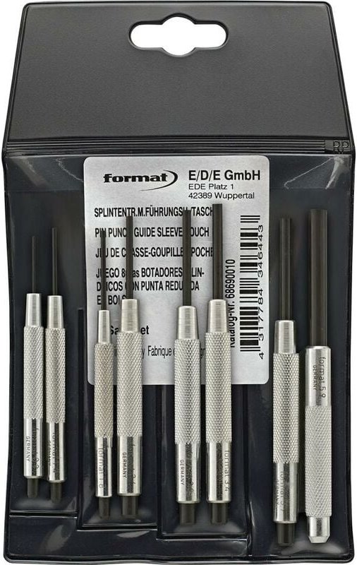 Splintentreiber-Satz mit Hülse 8-teilig in Tasche - Format