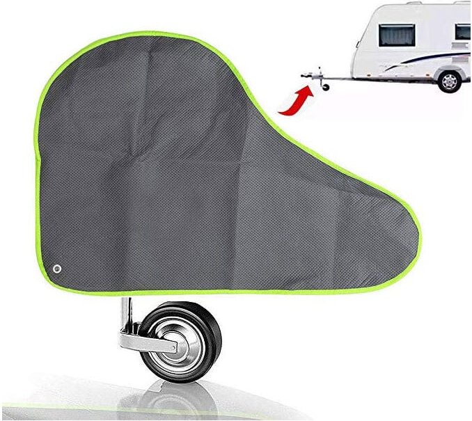 Graue Anhänger-Deichselabdeckung, Schutzhülle für Wohnwagen und Anhänger, universelle Abschleppabdeckung, Abschleppabdec...