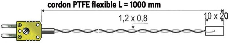B+b Thermo-technik - b + b Thermo-Technik 0644 1401-09 Oberflächenfühler 0 bis +250 °c Fühler-Typ k
