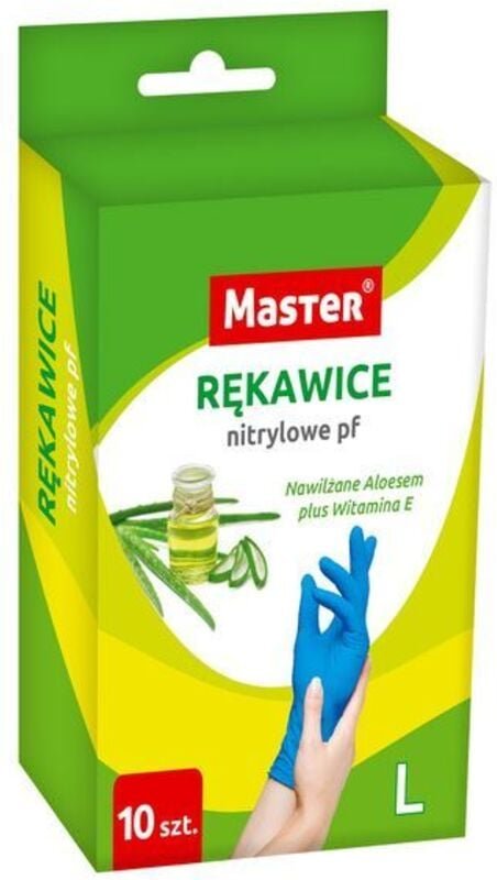 Thumbnail - Nitrilhandschuhe Master Aloes Grösse M 10er-Pack - Gu Pro M