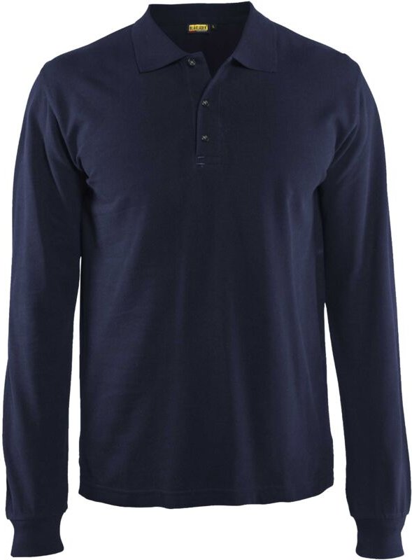 Thumbnail - Arbeits-Polo langarm 3388 - Marine M