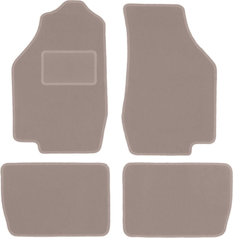 Beige Veloursmatten für: Honda Civic IV Fließheck (1987-1991)