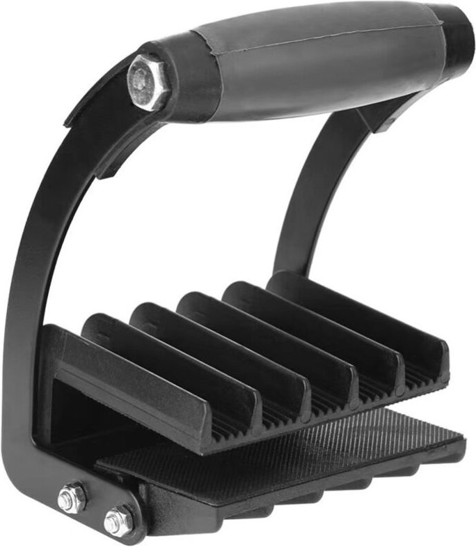 Schwarzer Eisenplattenheber, ergonomischer Gipskartonheber, Greifer, Plattenträger, Plattengreiferplatten zum bequemen A...