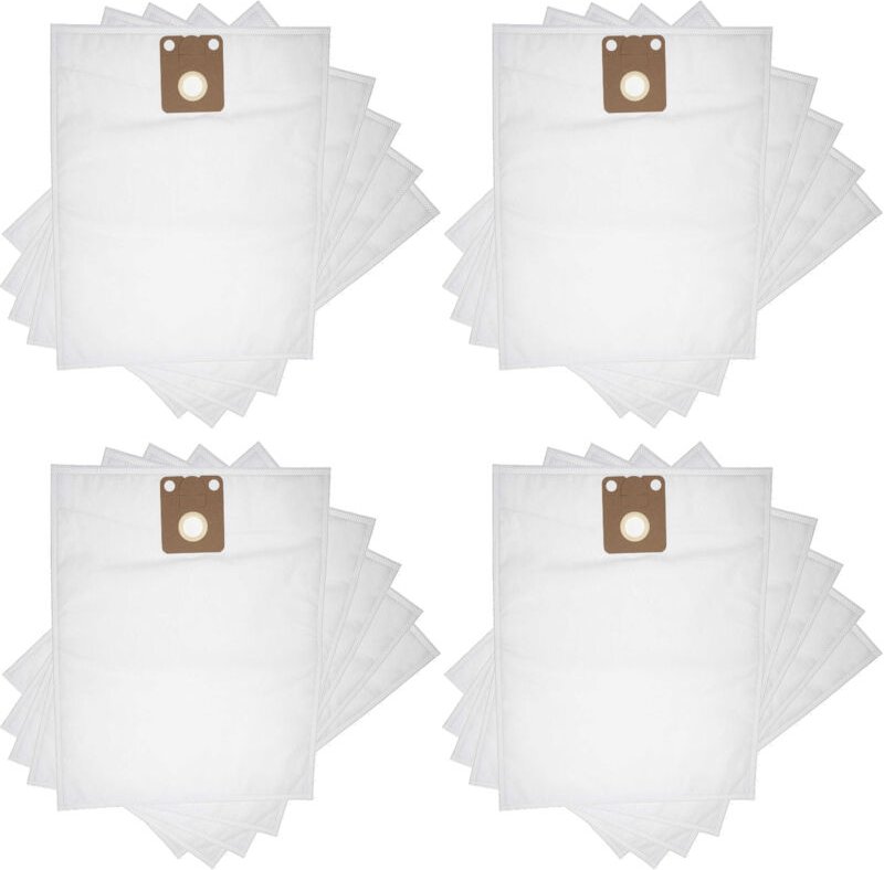 20x Staubsaugerbeutel kompatibel mit Nilfisk VP300 r Staubsauger - Mikrovlies, 42,5cm x 27cm Weiß - Vhbw