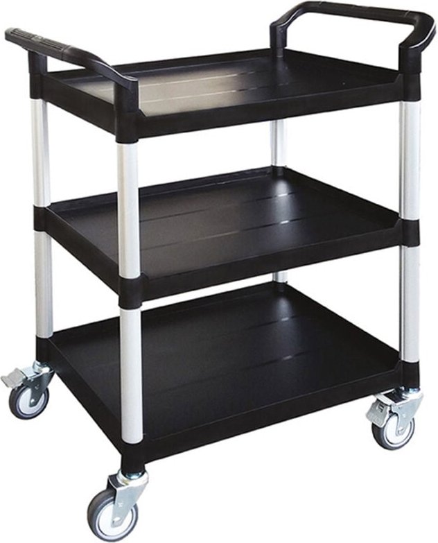 Wagen aus Polypropylen mit 3 Platten - 915 x 520 mm - Tragkraft 250 kg - S3L