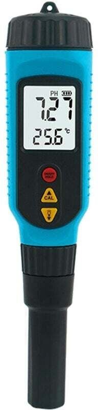 PH818M PH-Meter für die Lebensmittelverarbeitung, 2-in-1-PH-Tester für Lebensmittel, Lösungstemperaturmessgerät, LCD-Hin...