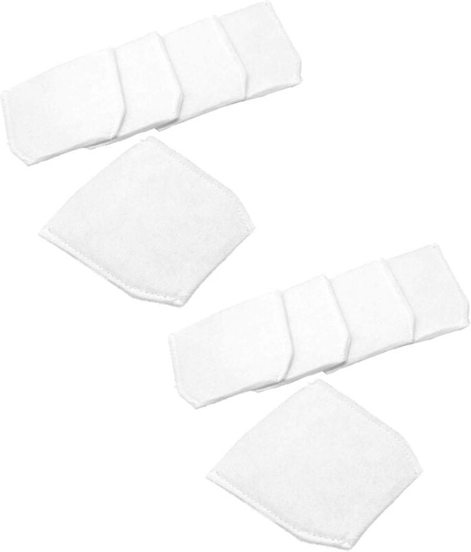 10x Staubsaugerbeutel Ersatz für Makita 443060-3 für Staubsauger - Mikrovlies, Weiß - Vhbw