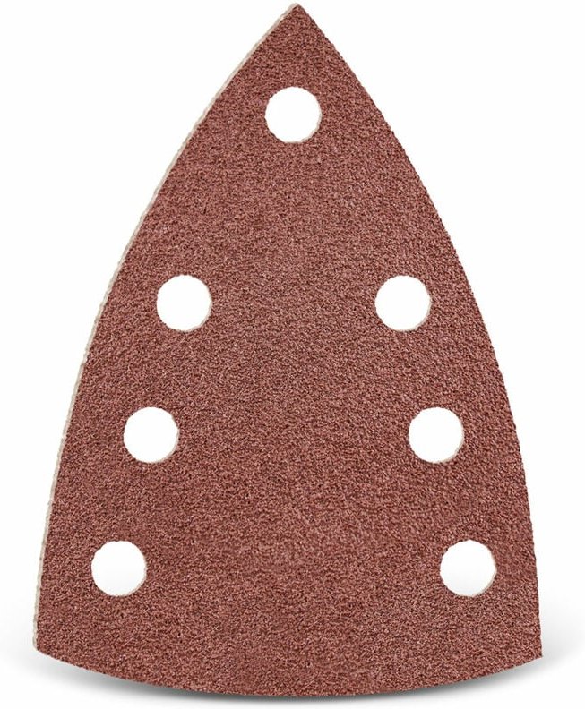 Red Klett-Schleifblätter, 150 x 100 mm, 7-Loch, f. Deltaschleifer, Normalkorund (50 Stk.) K100 - Menzer