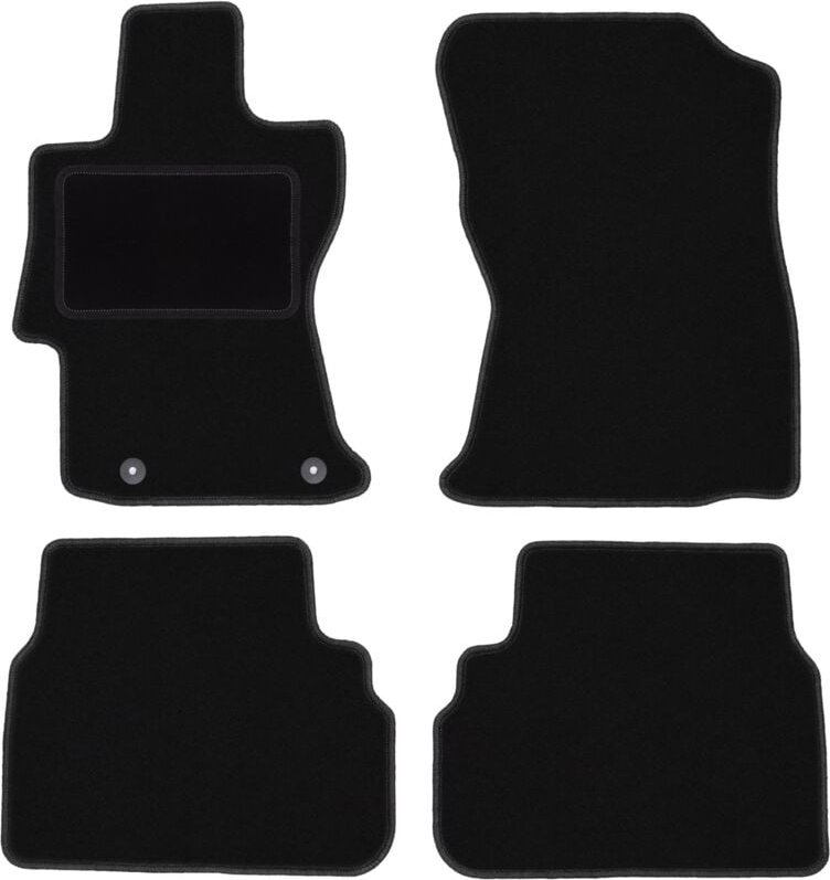 Schwarze Veloursmatten für: Subaru XV II SUV (2019-)