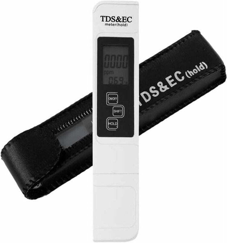 LCD-Bildschirm TDS EC-Messgerät Digitaler TDS-Tester 3 in 1 für Wasserqualitätstester Stift EC, Leitfähigkeit und Temper...