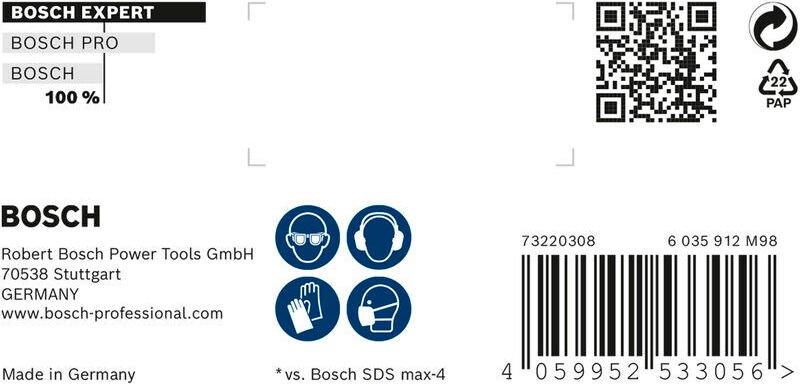 Expert sds max-8X Hammerbohrer, 20 x 800 x 920 mm - Bosch