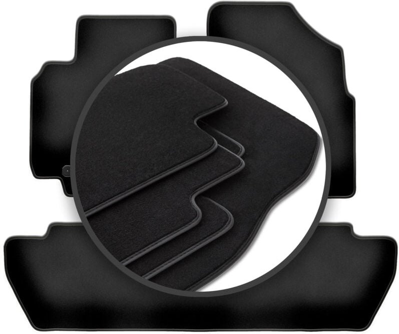 Premium-Fußmatten für: Citroen Berlingo II Kombivan, Multispace, 5-Sitzer (2008-2018)