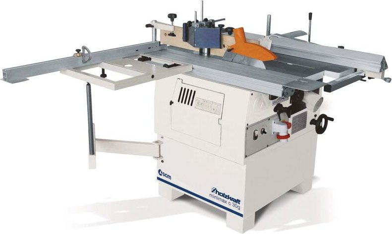 Scm Mehrfachkombination minimax c 30g tersa Alu-Formatschiebeschlitten Holzkraft