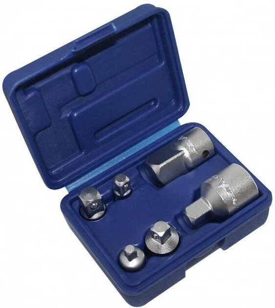 Satz of 6 Schraubenschlüssel of Steckdose A-6HAS 1/4 Zoll, 3/8 Zoll, 1/2 Zoll, 3/4 Zoll, reduzierte Steckdose, Steckdose...