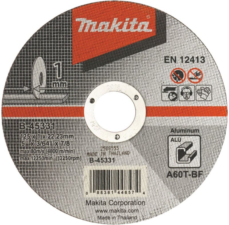 Makita Trennscheibe Ø 125 mm 1,0 mm A60T-BF Aluminium B-45331