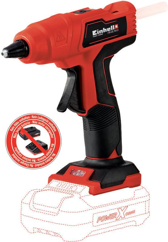 Power X-Change te-cg 18 Li - Solo Akku Heißklebepistole mit Zubehör 11 mm 1 St. - Einhell